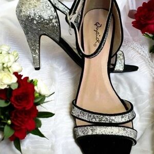 2 for $30 | Glittering Open Toe Stiletto